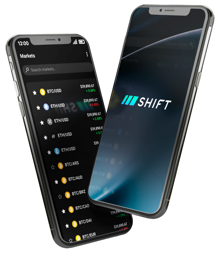 Crypto Exchange Mobile Mockup