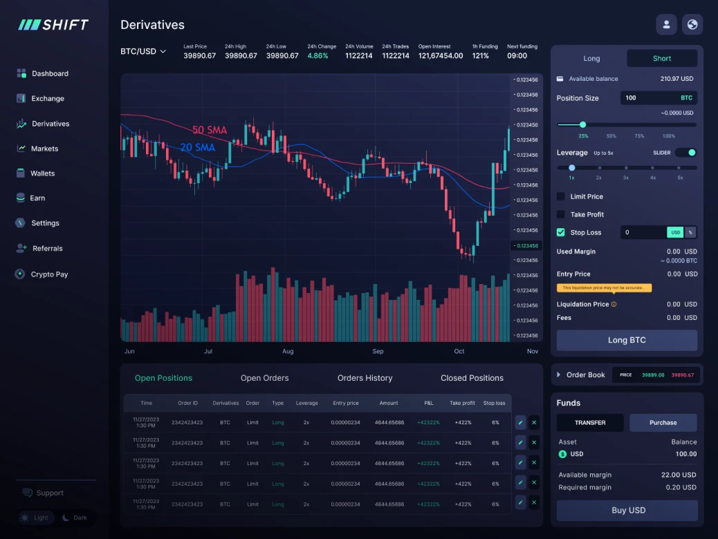 Crypto Derivatives Platform