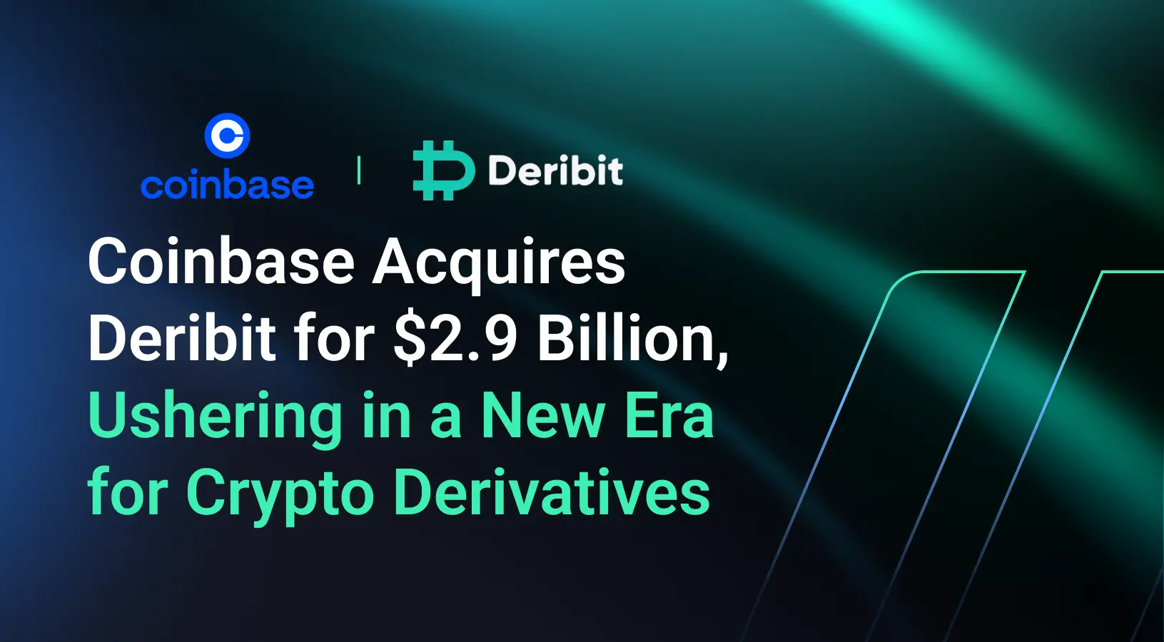 Coinbase Acquires Derbit banner image.