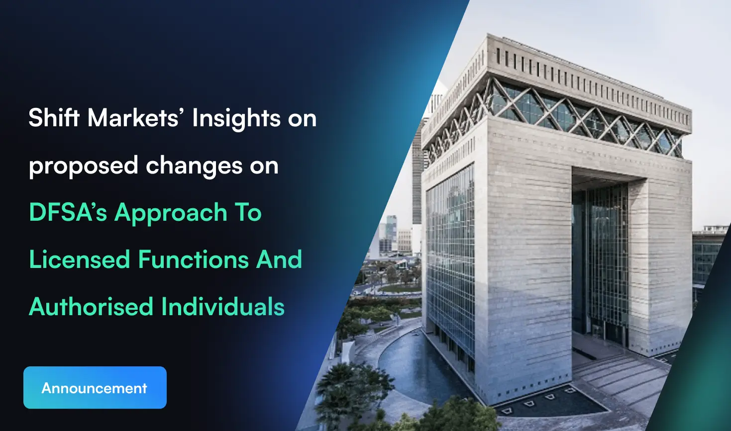 Shift Markets DFSAs article blog banner.