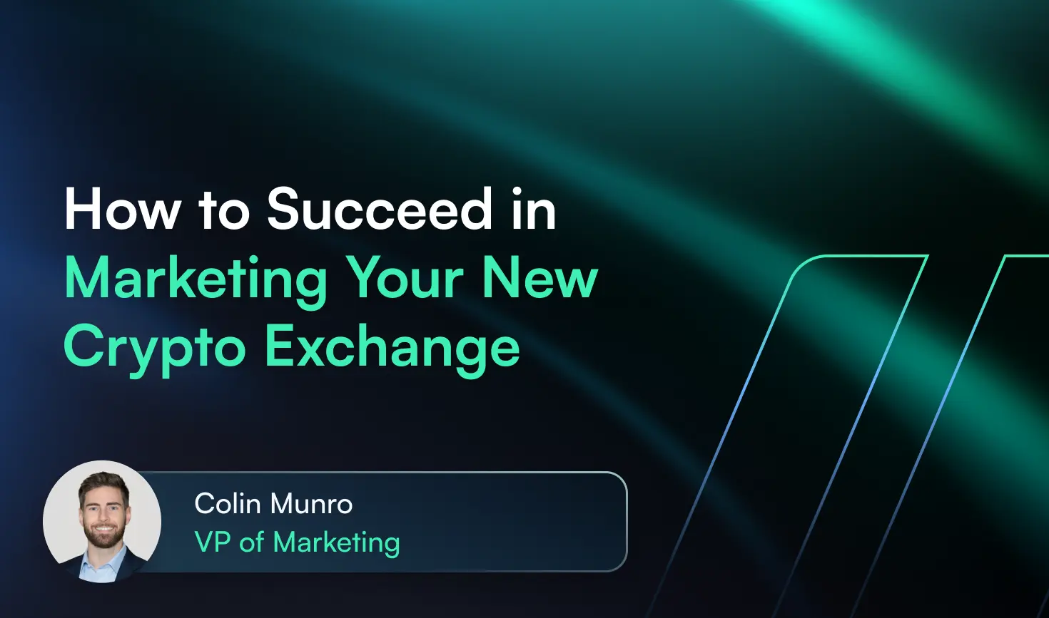 Colin Munro crypto exchange marketing playbook.