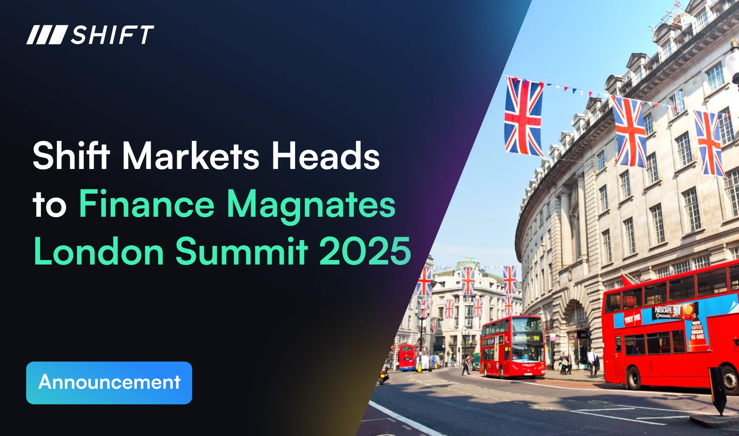 Shift Markets Heads to Finance Magnates London Summit 2025