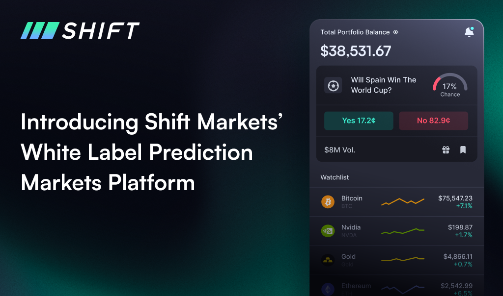 Shift Markets Introduces New White Label Prediction Markets